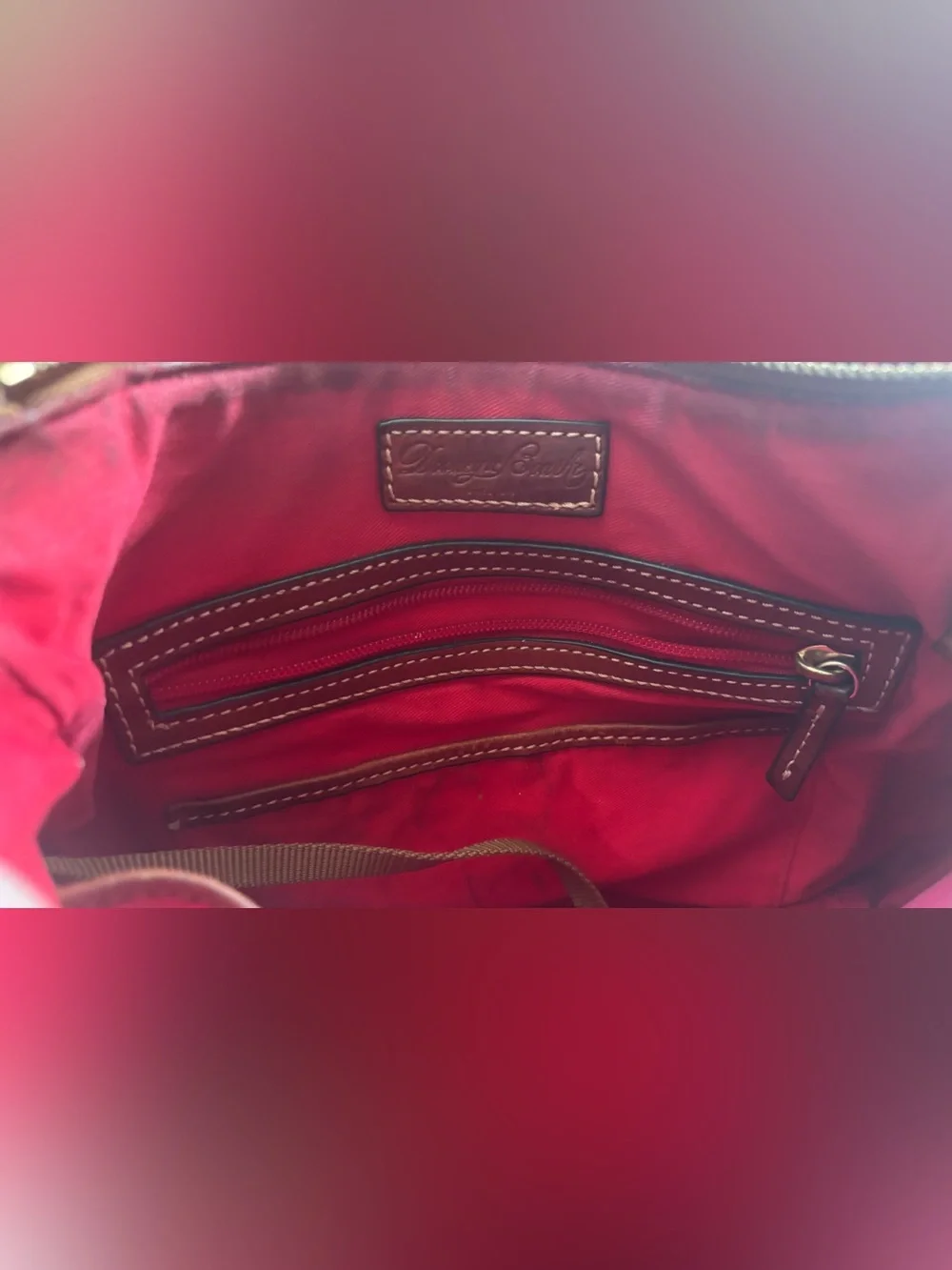 Dooney & Bourke monogram hobo bag purse